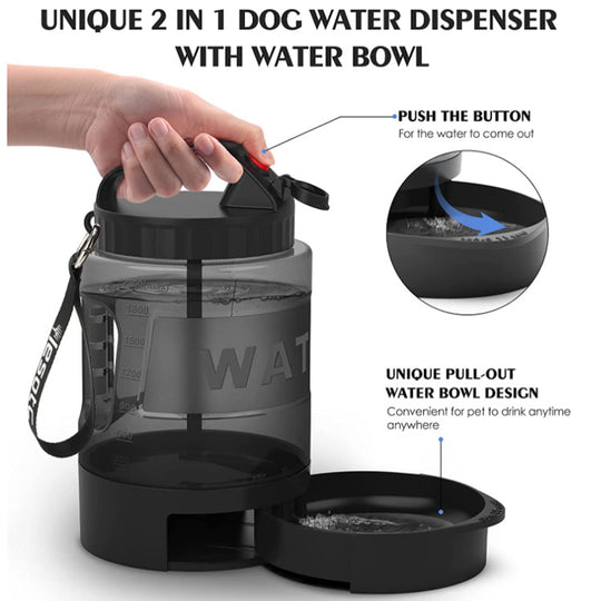 2.2L Dog Kettle Large Capacity Drinking Water Bottle Outdoor Sports Bo –  GOODIES